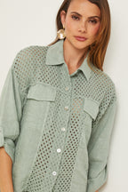 Chemise - Vert Aqua - Femme