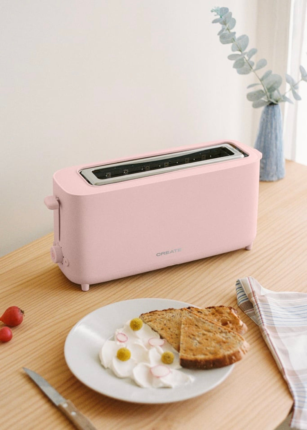 Toast Studio - Large Toaster - Pastel Pink