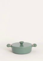 Pot Studio - Cast Aluminium Pot with Ceramic Coating - Sage & Copper