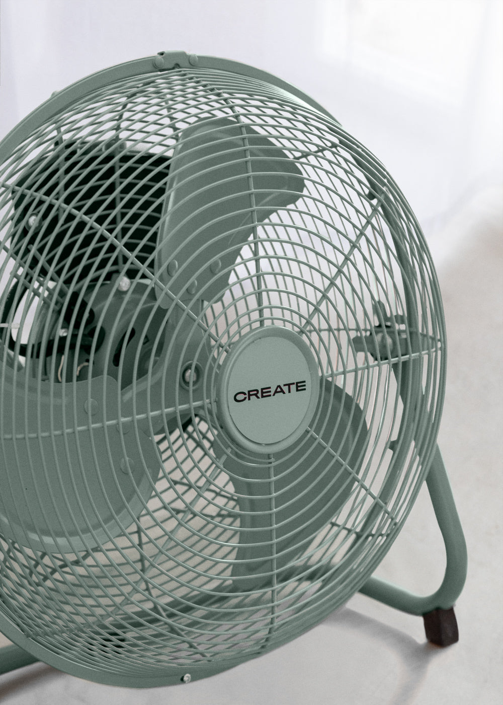 Air Floor Retro - Ventilateur De Sol Industriel - 16" - Vert Sauge