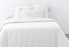 Essentiel - Set Di 2 Federe Per Cuscino - 100% Cotone - Bianco