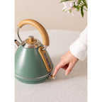 Kettle Retro - Bouilloire Électrique - 1L - Vert Sauge