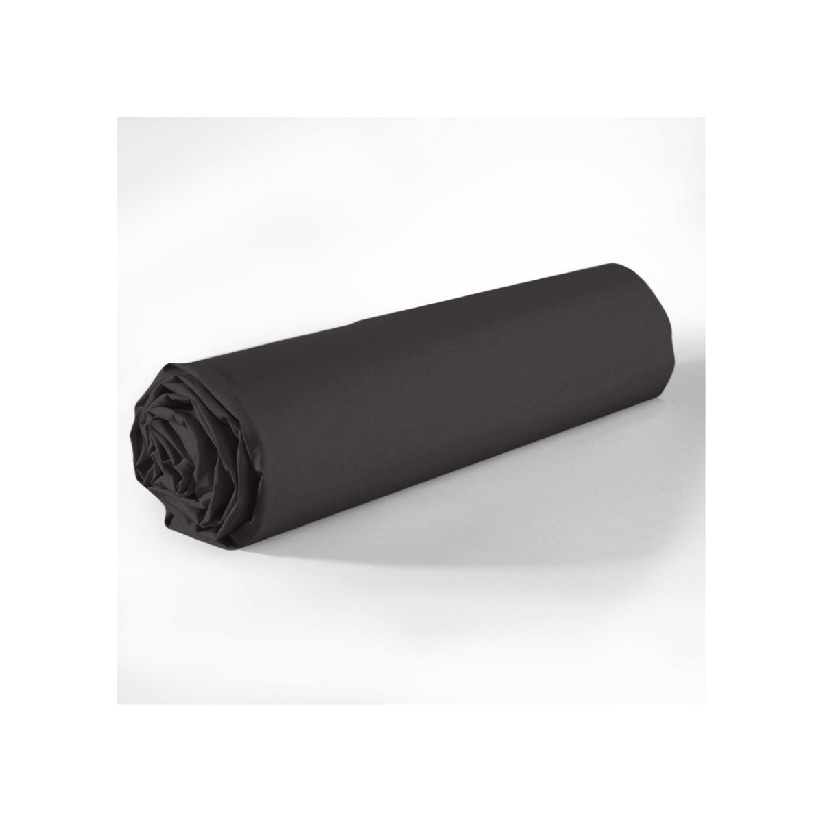 Sábana bajera - 100 % algodón 57 hilos - Gris oscuro