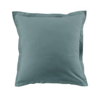 Essentiel - Set di 2 federe per cuscino - 100% cotone - Blu petrolio