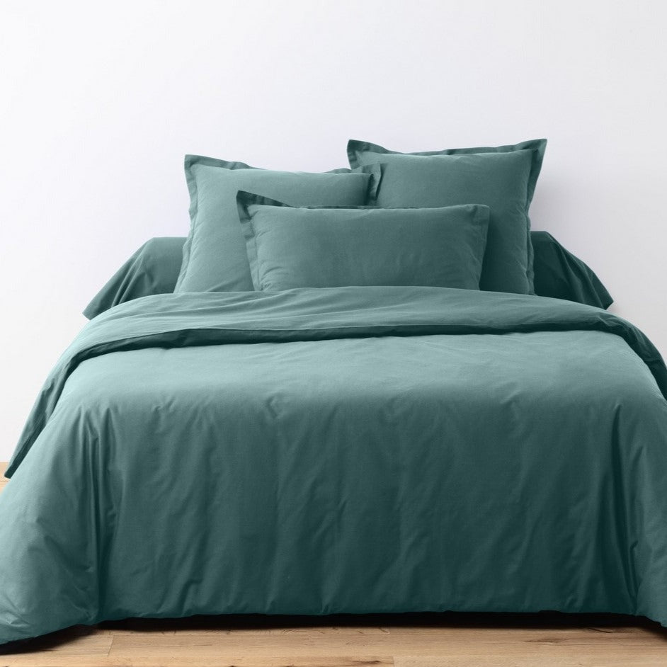 Essentiel - Komplet pościeli - 100% bawełna - Bleu Canard