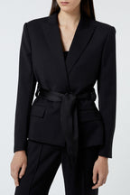The Kooples - Cazadora Detalle Cinturón Lazo - Mujer