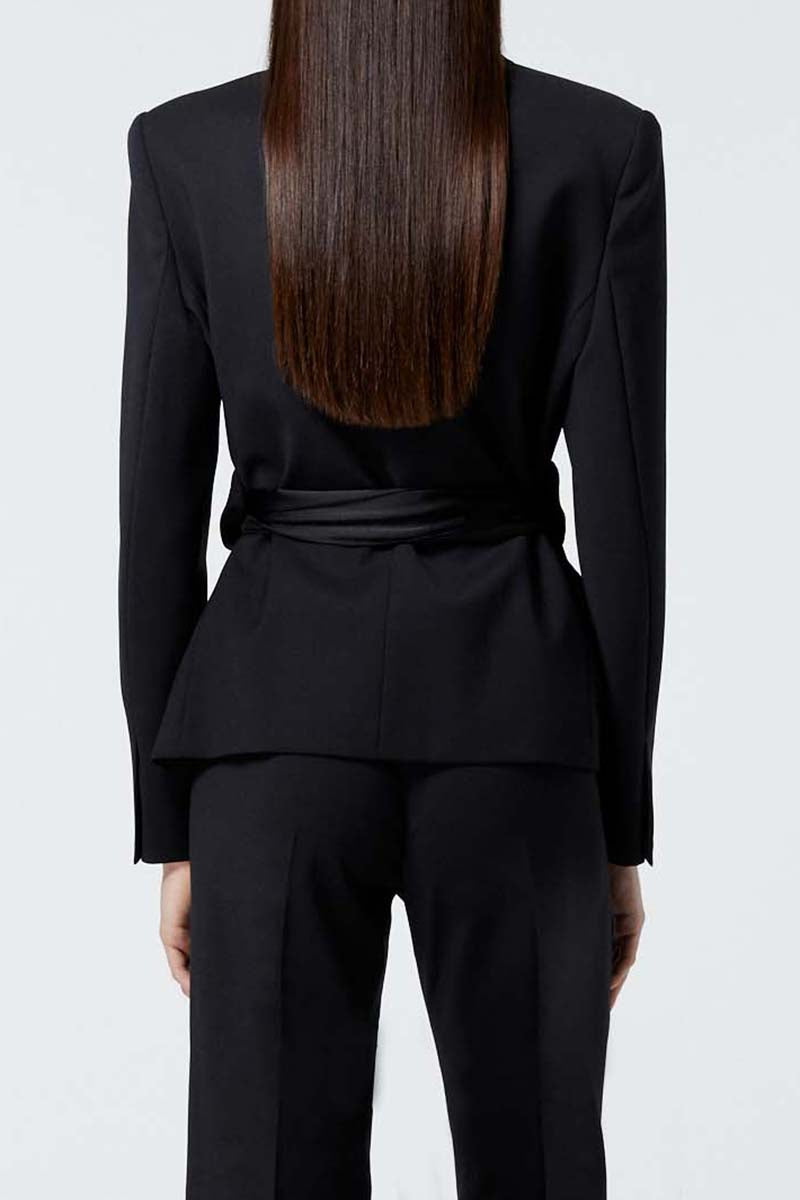 The Kooples - Cazadora Detalle Cinturón Lazo - Mujer
