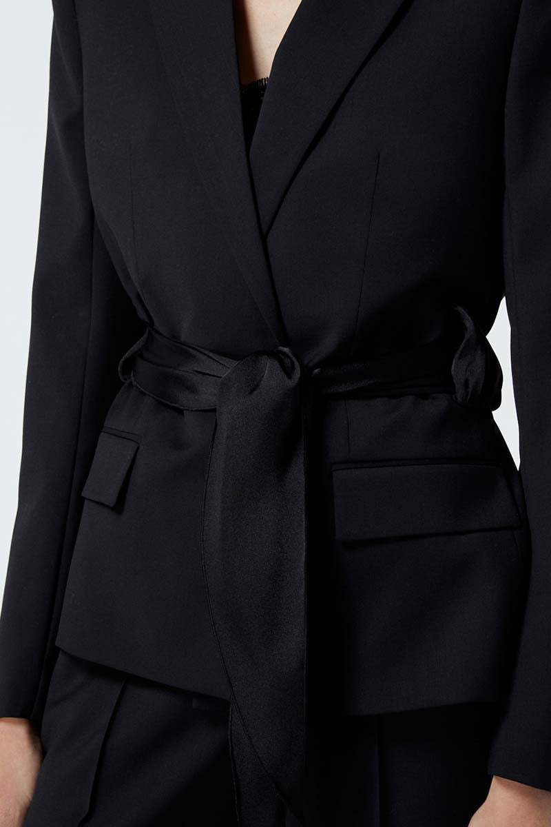 The Kooples - Cazadora Detalle Cinturón Lazo - Mujer