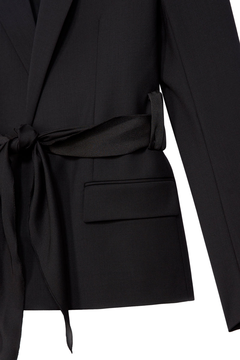 The Kooples - Cazadora Detalle Cinturón Lazo - Mujer