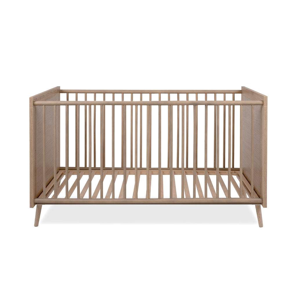 Kessi - Lit Bébé Avec Cannage - Naturel
