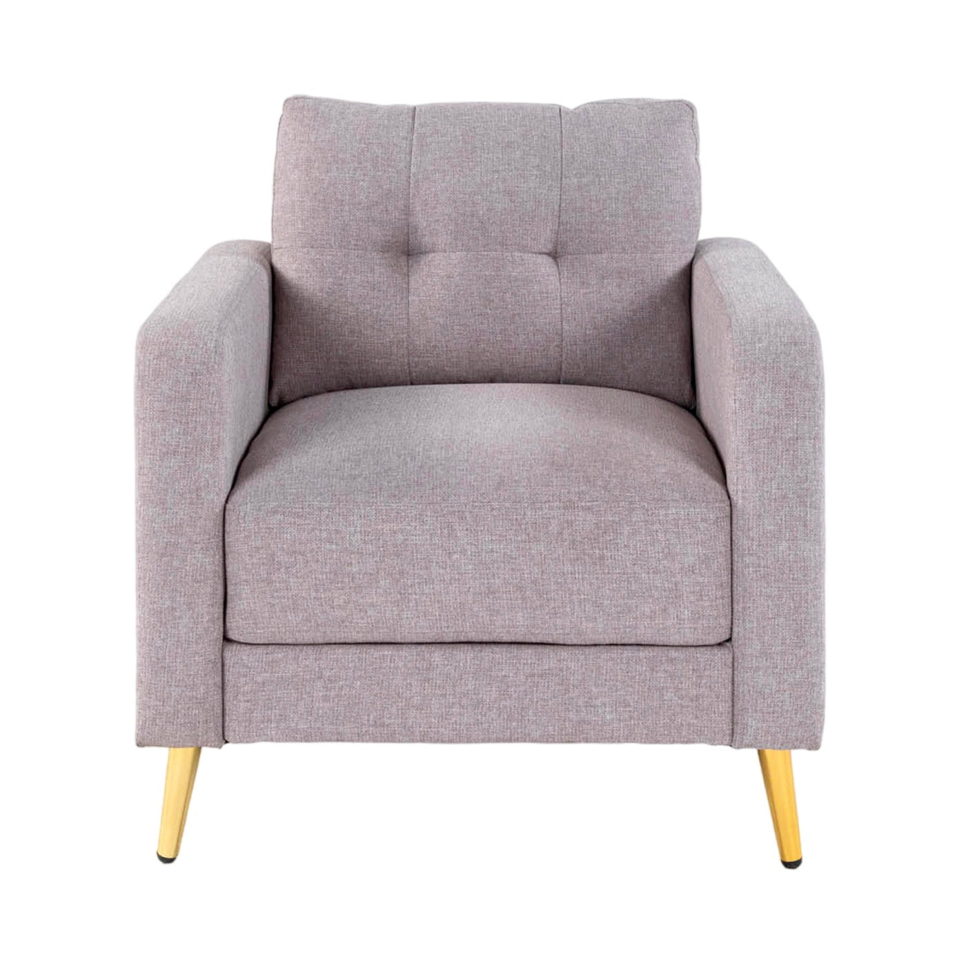 Glimar - Sillón de Microfibra - Gris Claro