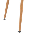 Scandi - Juego de mesa de comedor redonda + 4 sillas - Blanco