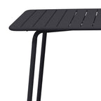 Baca - Mesa de Jardín de Metal - Gris