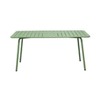 Baca - Ensemble Table De Jardin + 4 Fauteuils En Métal - Vert