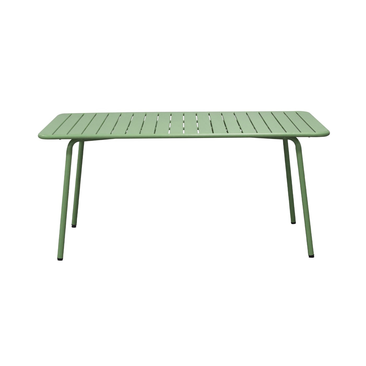 Baca - Ensemble Table De Jardin + 4 Fauteuils En Métal - Vert