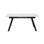 Inski - Extendable Ceramic Dining Table - White