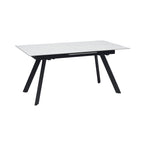 Inski - Extendable Ceramic Dining Table - White