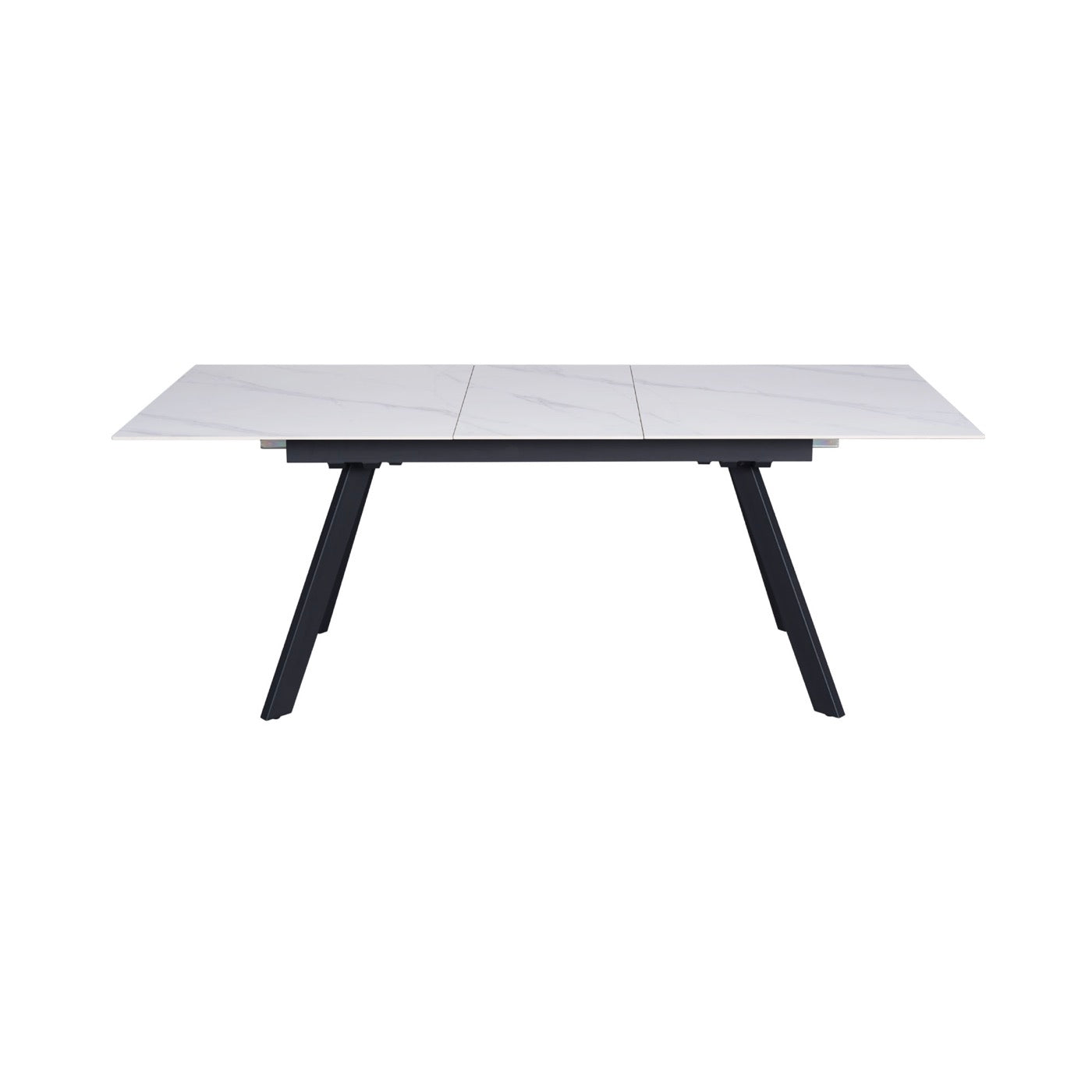 Inski - Extendable Ceramic Dining Table - White