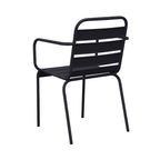 Baca - Ensemble Table + 4 Chaises + 2 Fauteuils En Métal - Gris