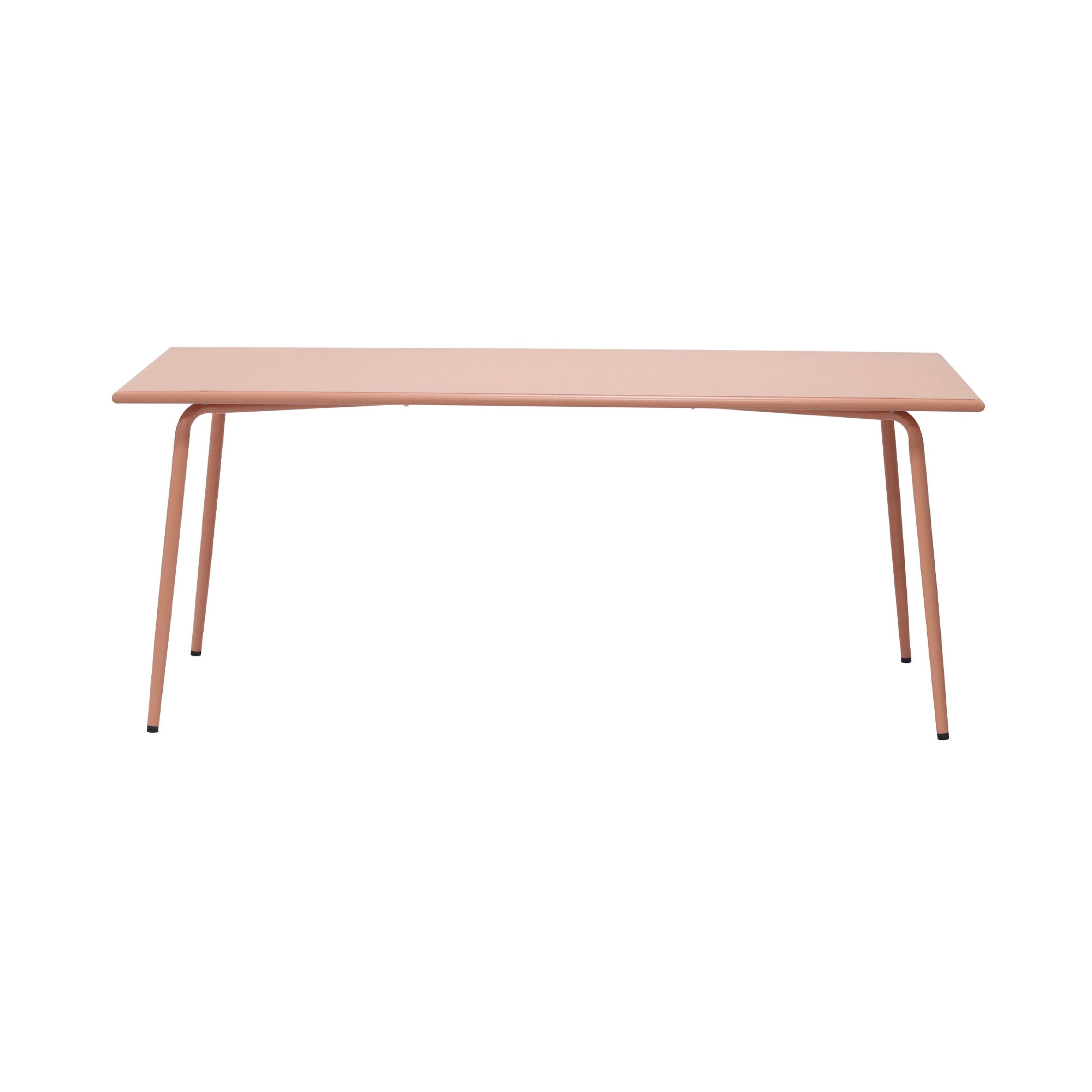 Baca - Ensemble Table +6 Chaises +2 Fauteuils En Métal - Terracotta