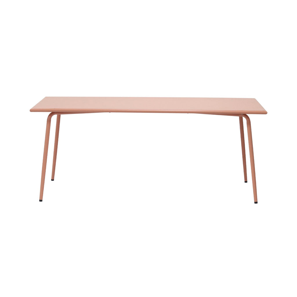 Baca - Table De Jardin En Métal - Terracotta