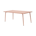 Baca - Table De Jardin En Métal - Terracotta