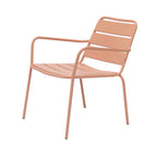 Baca - Lot De 4 Fauteuils De Jardin En Métal - Terracotta