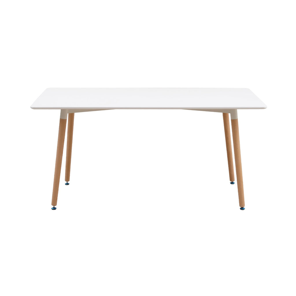 Scandi - Conjunto Mesa Comedor + 4 Sillas - Blanco