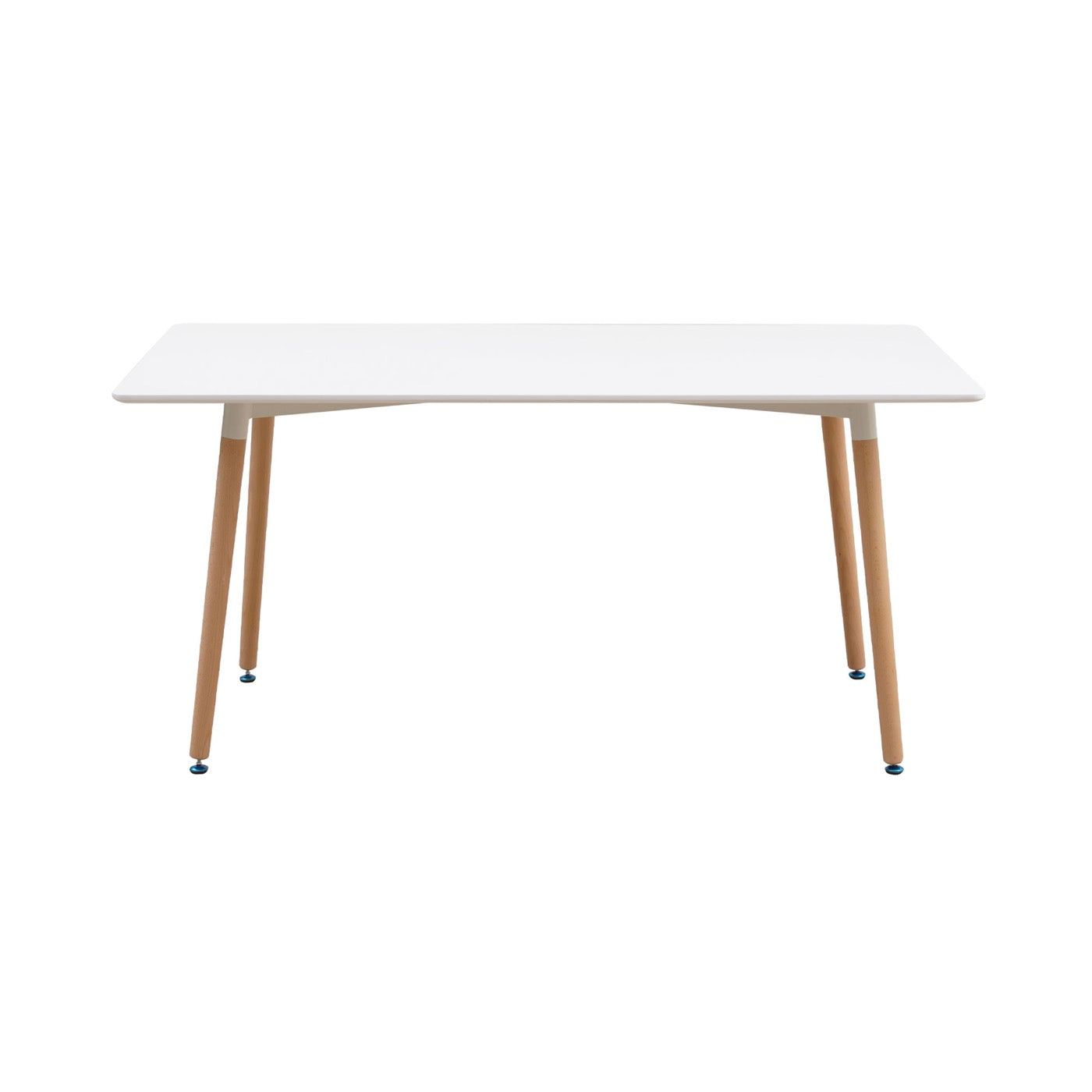Scandi - Conjunto Mesa Comedor + 4 Sillas - Blanco