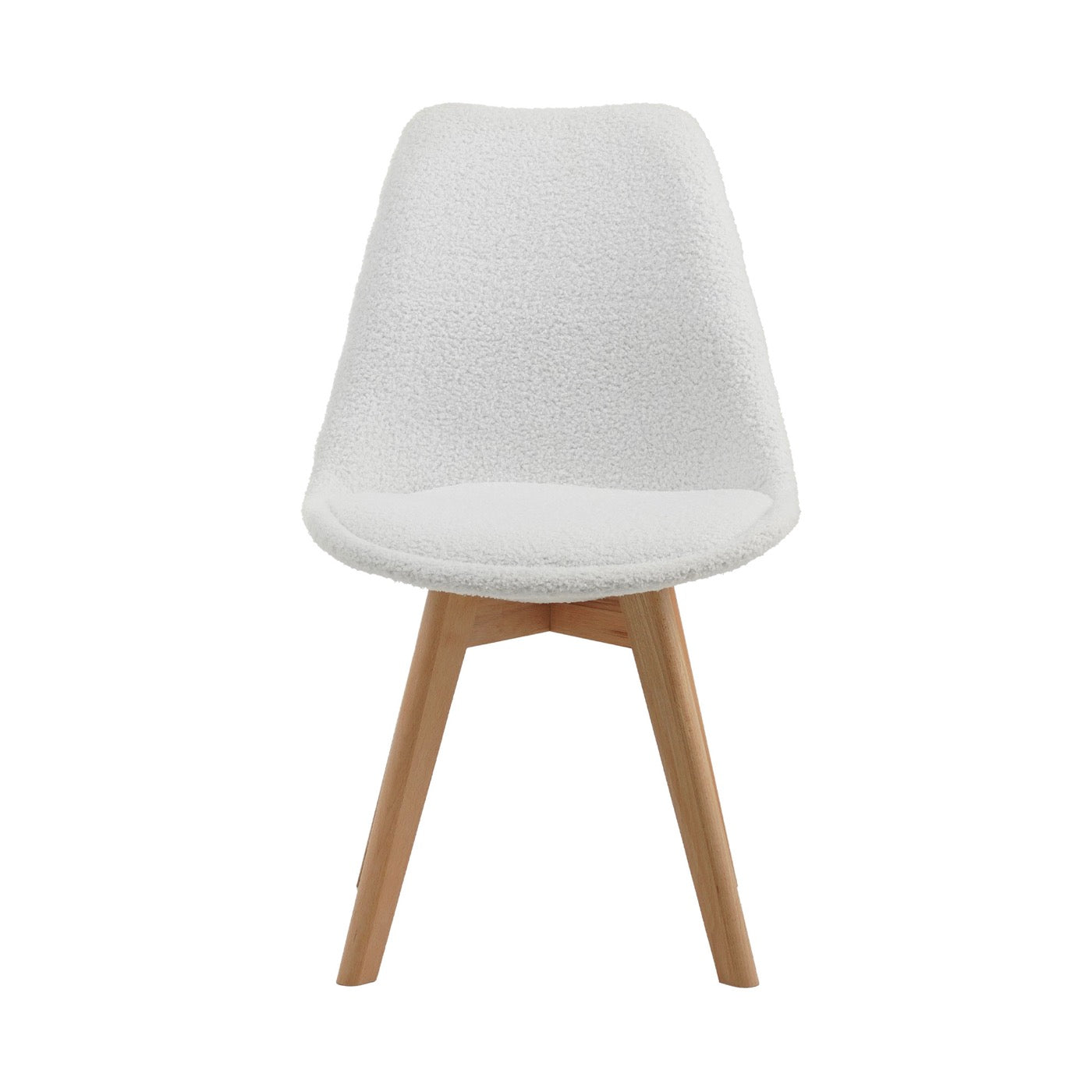 Scandi - Conjunto Mesa Comedor + 4 Sillas - Blanco