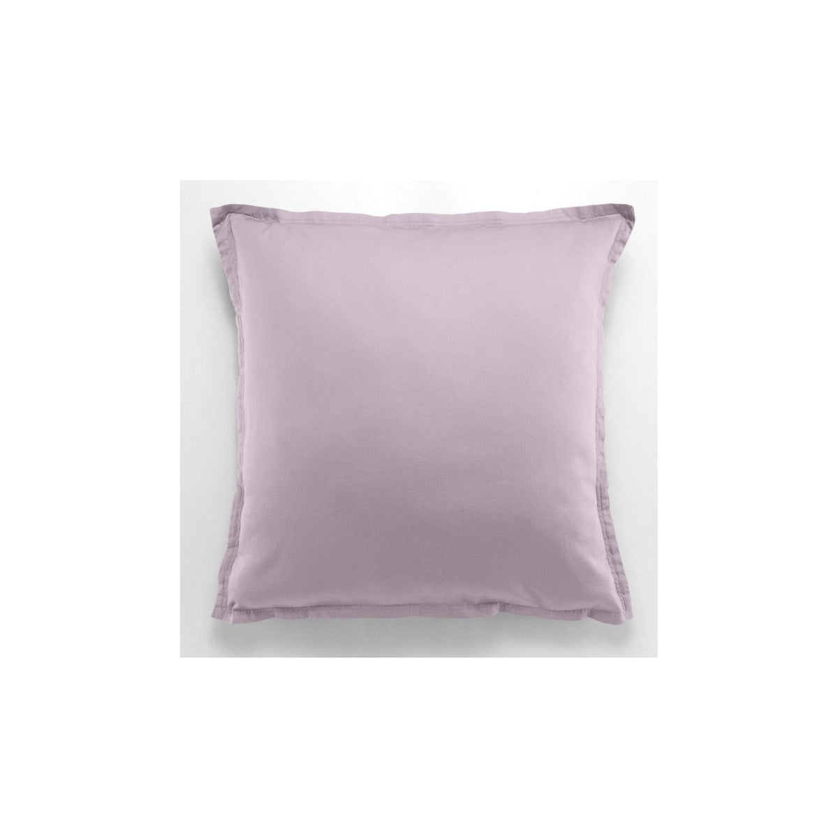 Desir - Federa Per Cuscino - 100% Raso Di Cotone Lavato - Viola