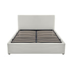 Tinali - Cama contenedor + somier de pana - Beige