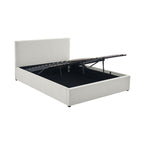 Tinali - Cama contenedor + somier de pana - Beige