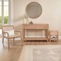 Bali - Solid Teak 2 Drawer Console - Natural