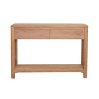 Bali - Solid Teak 2 Drawer Console - Natural