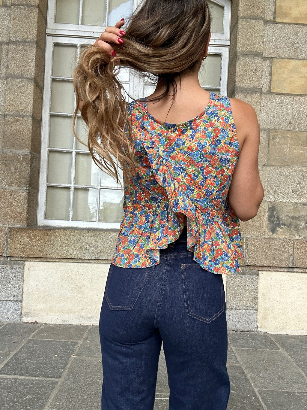 Vaqueros Loane de denim crudo
