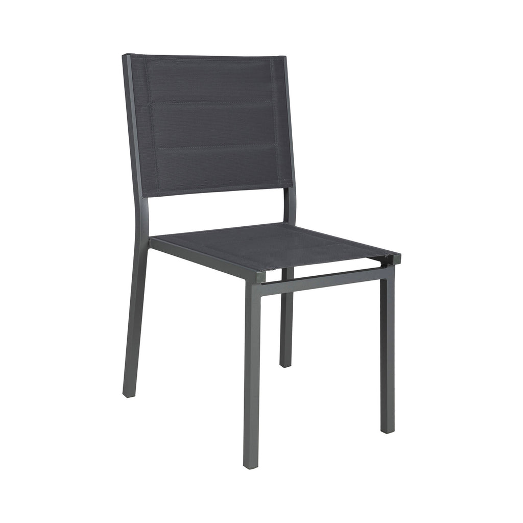 Mimizan - Ensemble Table De Jardin + 6 Chaises - Marron