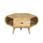 Mesa de centro de madera maciza - Natural