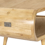 Mesa de centro de madera maciza - Natural