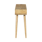 Consola Acacia Con 2 Cajones - Natural