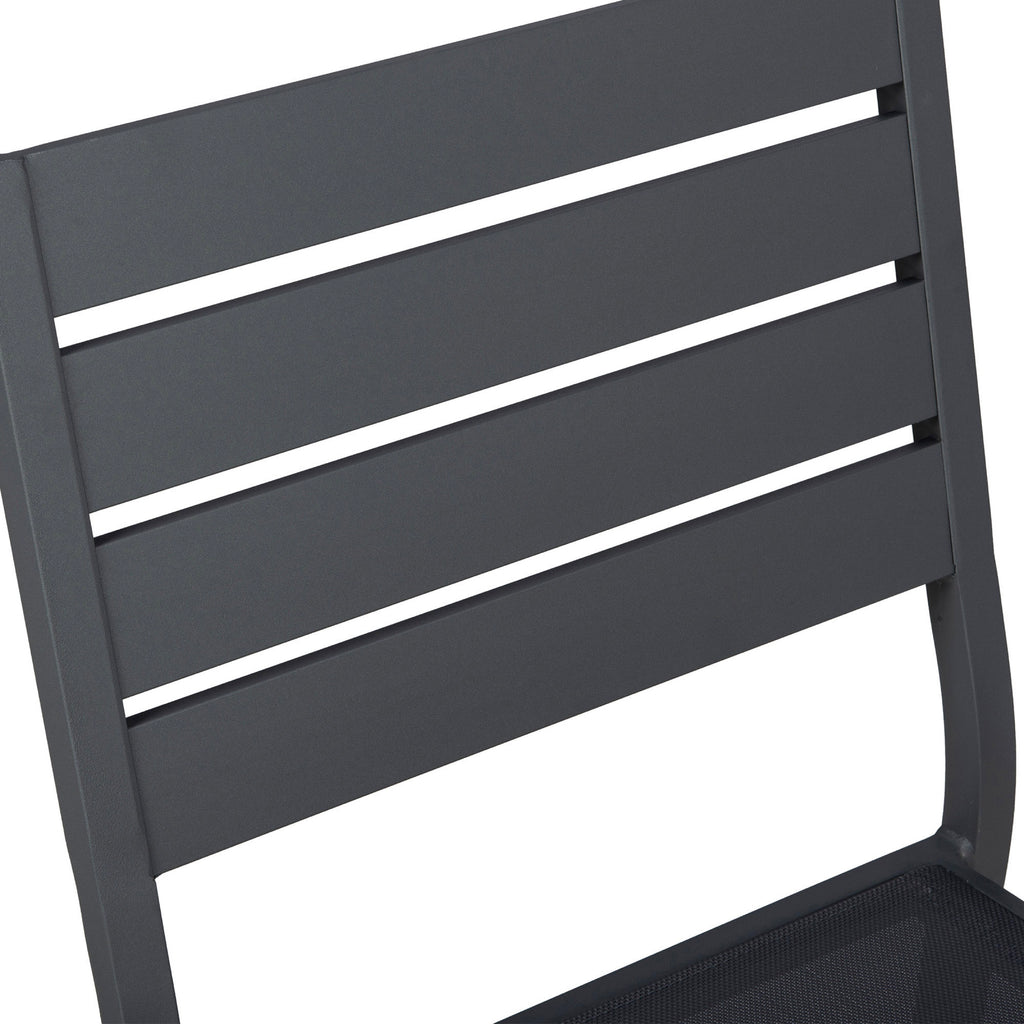Mimizan - Ensemble Table De Jardin + 8 Chaises - Marron