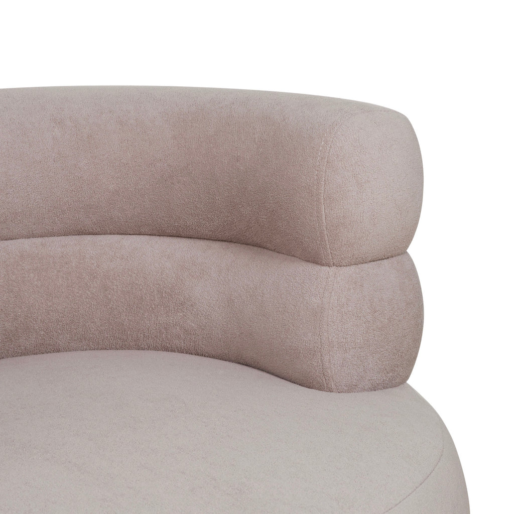 Sillón de tela vintage - Beige