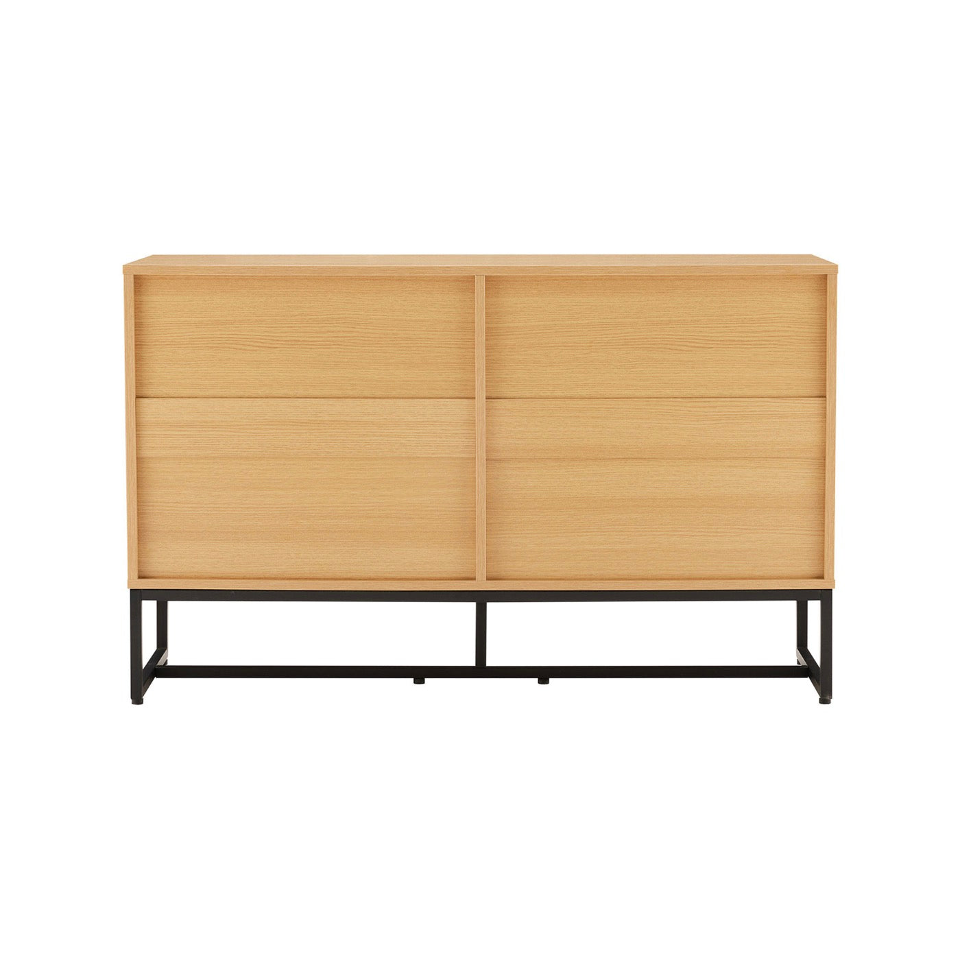 Rima - 6 Drawer Fluted Effect Chest - Natural