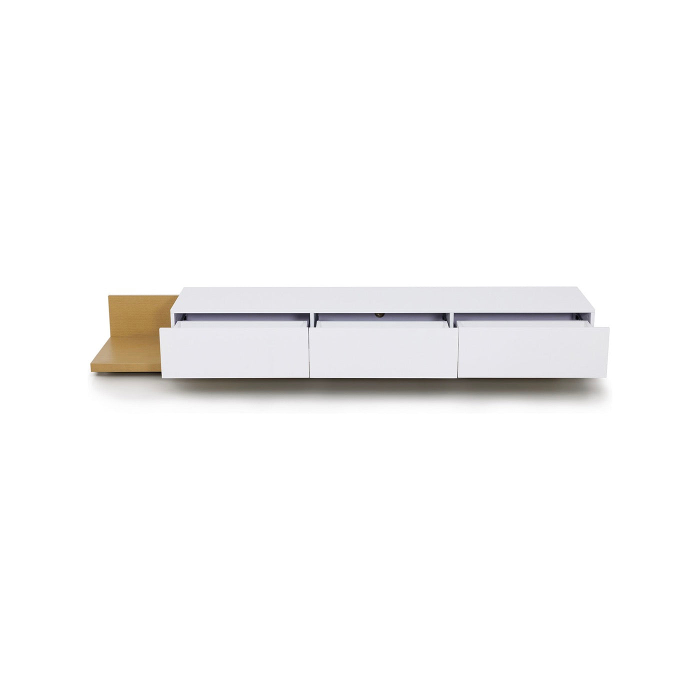 Calis - Sliding TV Unit - White
