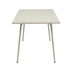 Baca - Table De Jardin En Métal - Beige