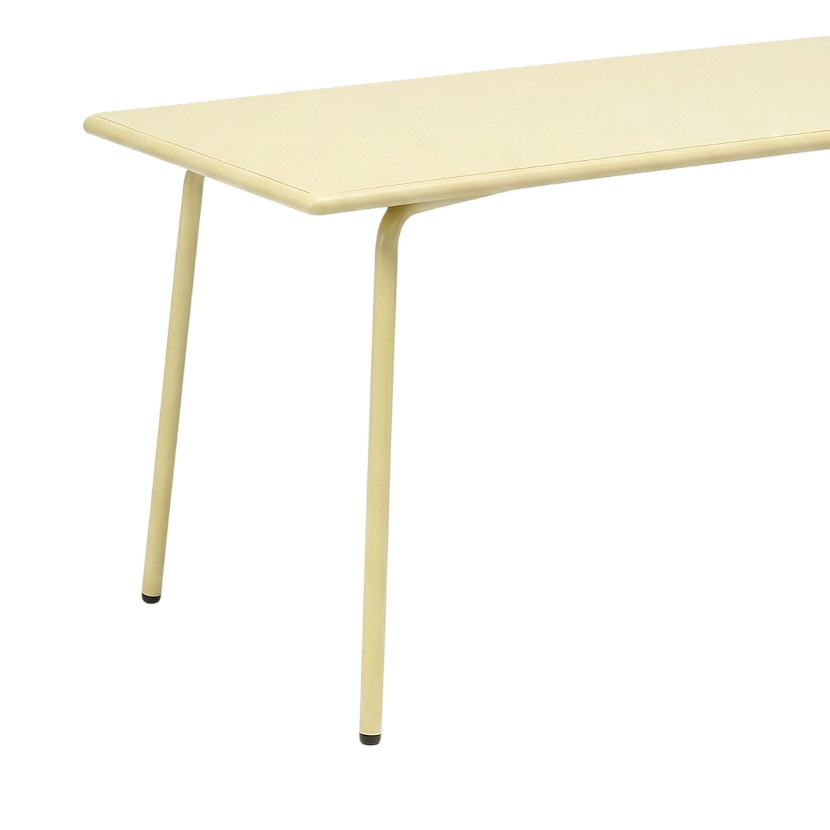 Baca - Metal Garden Table - Cream