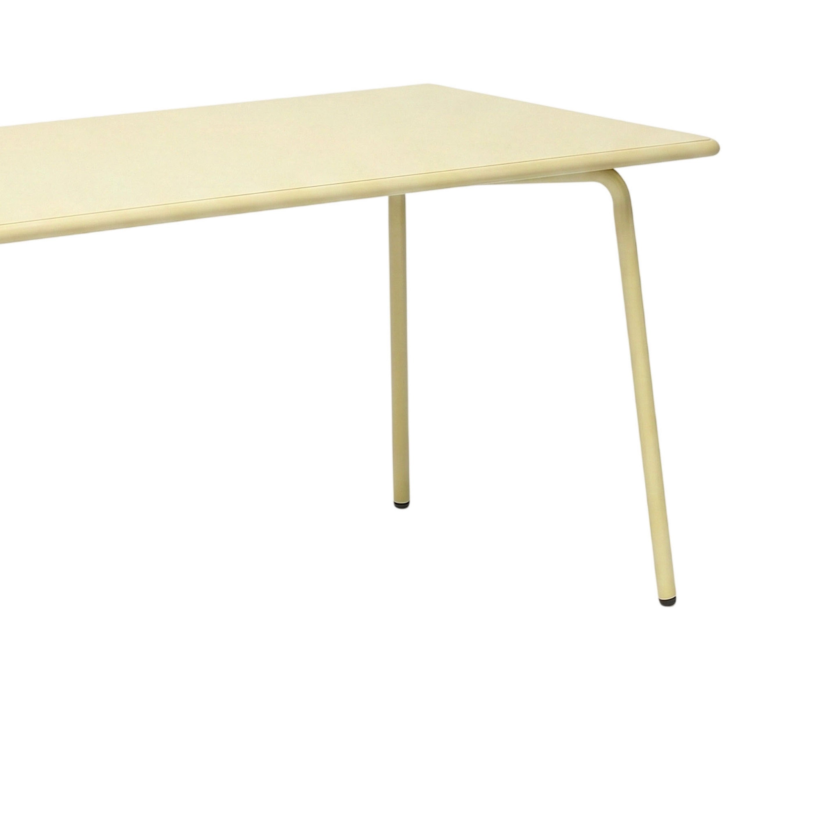 Baca - Metal Garden Table - Cream