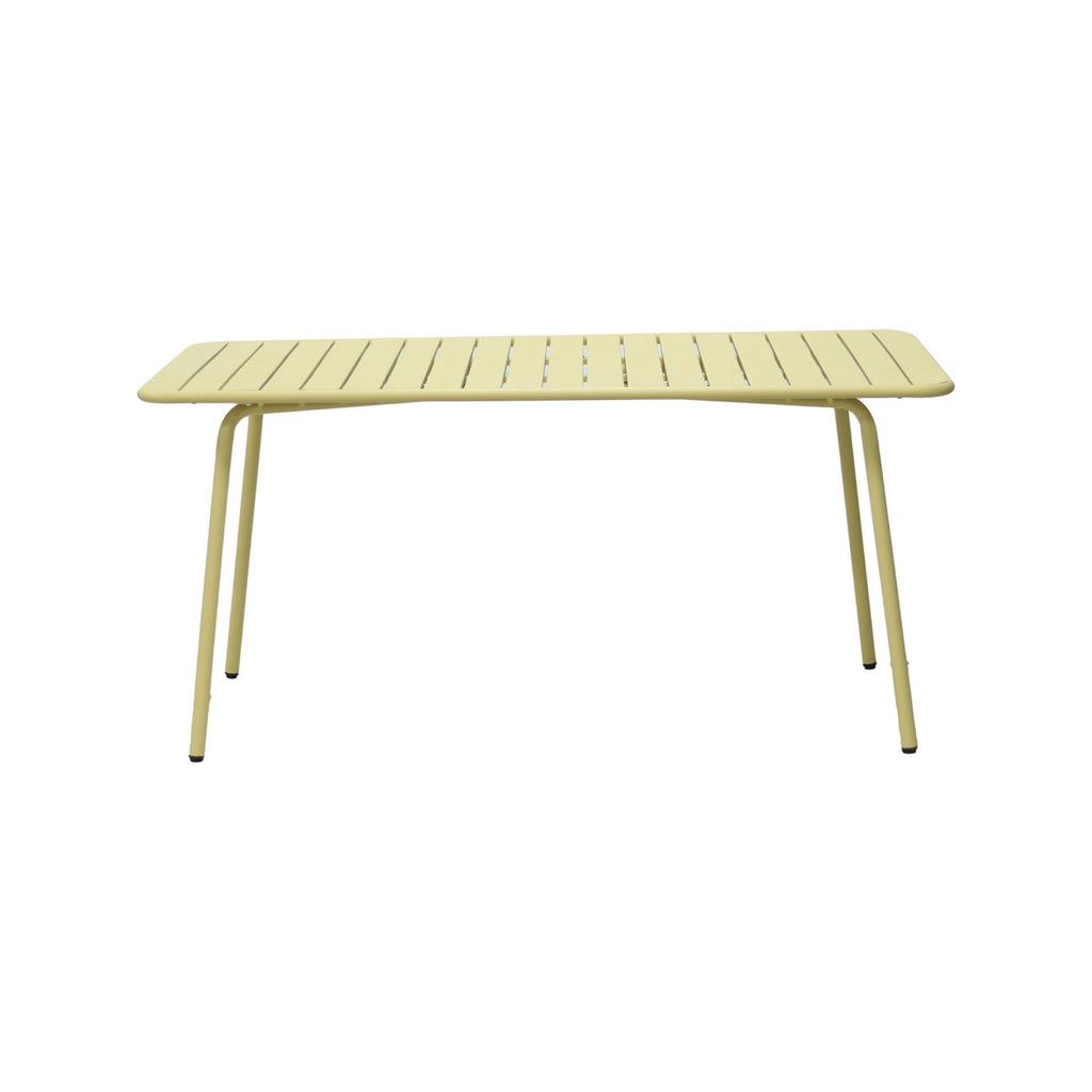 Baca - Mesa de jardín de metal - Crema
