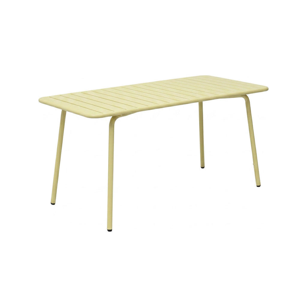 Baca - Mesa de jardín de metal - Crema