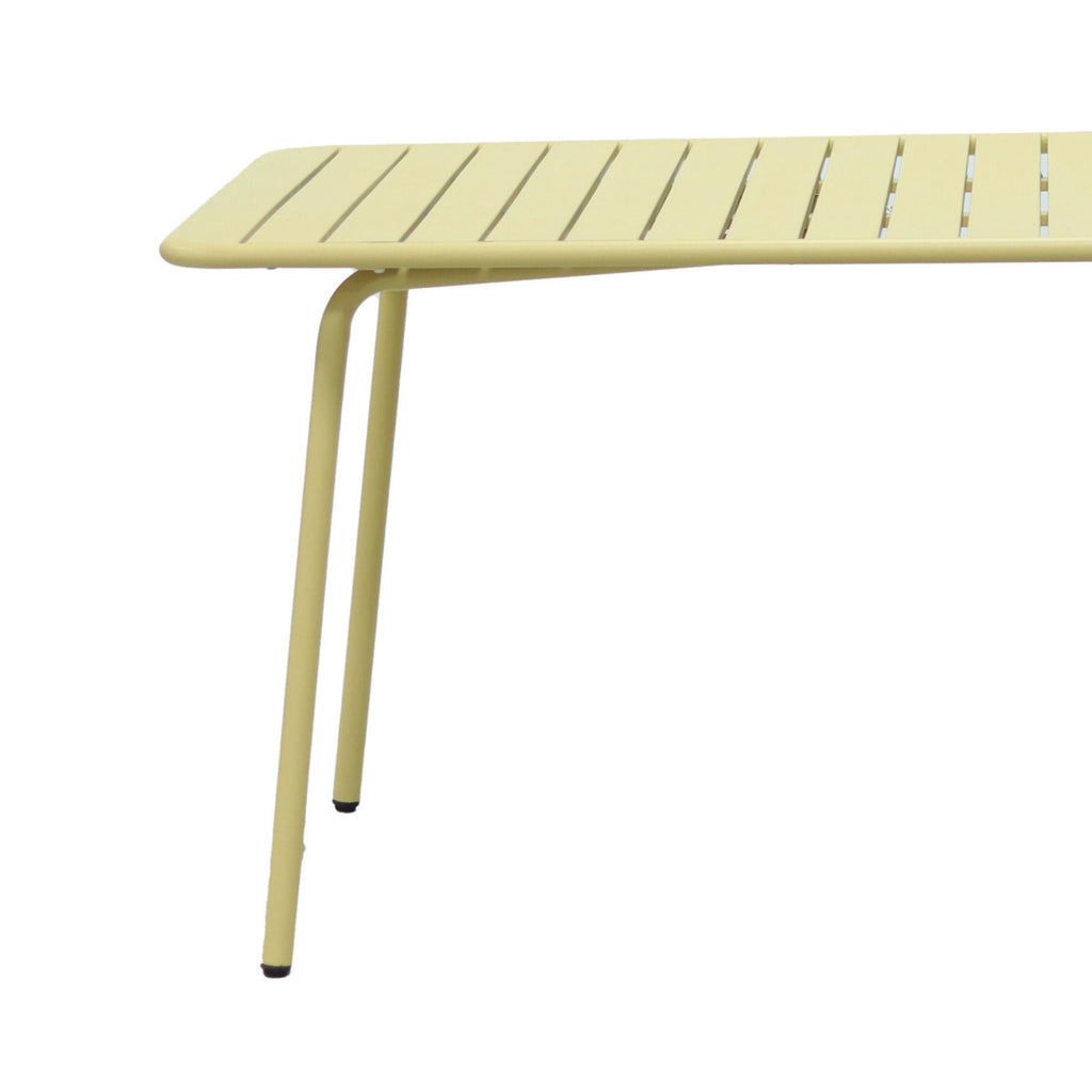 Baca - Mesa de jardín de metal - Crema